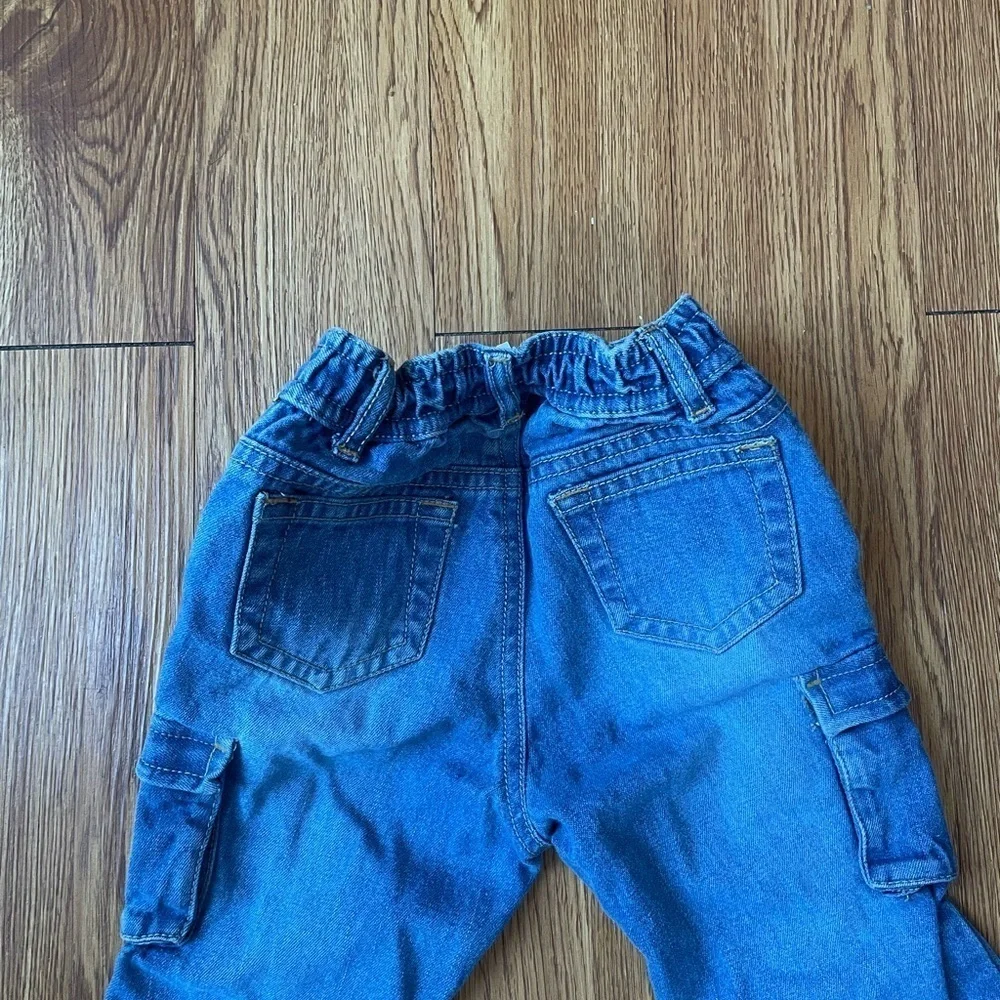 Blue Cargo Jeans for Kids
